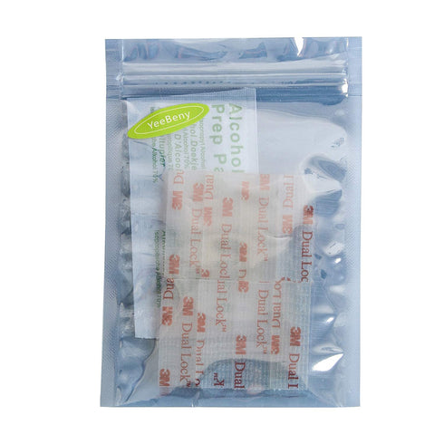 YeeBeny EZ Pass/I-Pass/Toll Tag Tape Mounting Kit - 8pcs Glue Adhesive Dual Lock Tape Ezpass Tag Holder