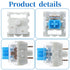 SynHHergyx 45 3 PCS Mechanical Keyboard Switches Pin Blue Clicky Switches Dustproof Keyboard Clicker Keys Replacement