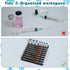1 8 2-in-1 Geelin Pcs Aesthetic Practitioner Syringe Tray with Slots Label Bamboo Vial Holder Syringe Preparation Tray