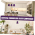 1pc Fashionable Lamp Cover Deep Purple Fabric Shade for Table and Floor Lamps Light Decoration Accessory
