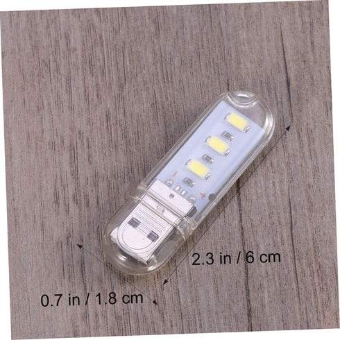 POPETPOP USB LED Night Light Portable Mini Table Lamp for Laptops and Keyboards Flexible USB Powered Light Compact Disk
