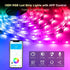 100 DAYBETTER Led Lights for Bedroom ft, Led Strip Lights, Led Light Strips with Remote and App Control, Music Sync RGB