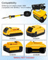 Soldering Iron Station for Dewalt 20V/18V Batteries, Portable Cordless Tool for DIY Appliance Repair