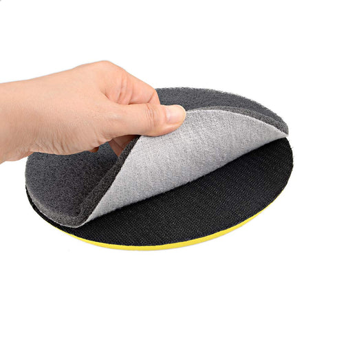 uxcell 6pcs Drill Power Brush Tile Scrubber Scouring Pads, 7 Inch Hoop and Loop 1000-Grits Surface Conditioning Disc