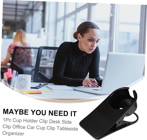LIFKOME Desk Clip Cup Holder by - Easy Installation for Office Use