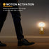 1W 2700K, 10-100LM 1-Pack Warm Night Lights Plug into Wall Motion Sensor, LED Night Light, Adjustable Brightness