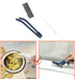 SZLFKJ 2 1 Grout Cleaning Brush with Adjustable Long Handle, V-Shaped Grout Scrub Brush for Tile Floors, in Stiff