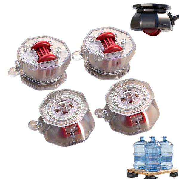 Generic Furniture Casters Wheels Heavy Duty,360 Swivel Casters,Adhesive Caster Wheels,Glide Quietly and Protect