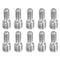 PATIKIL M4x8mm to M6x6mm Double End Threaded Stud Screw Bolt, 10 Pack Stainless Steel Rod Bolts for Furniture