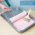 Mister Rui Paint Rollers, 6 Pack - 9 Inch Microfiber Covers for Painting Walls and Supplies