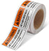 Lerheedi 100 2" 4" PCS WARNING Arc Flash and Shock Hazard Appropriate PPE Required Label - x High Performance Polyester