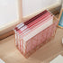 Y YOMA 12 Pack Plastic Hanging File Folder Tabs with Inserts, 1/5-Cut Adjustable Decorative Tab for Office Supplies,
