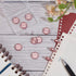 BENECREAT 11Pcs Aluminium Alloy Binding Discs, 18mm/0.7 Inch Metal Discbound Expansion Discs for Notebook