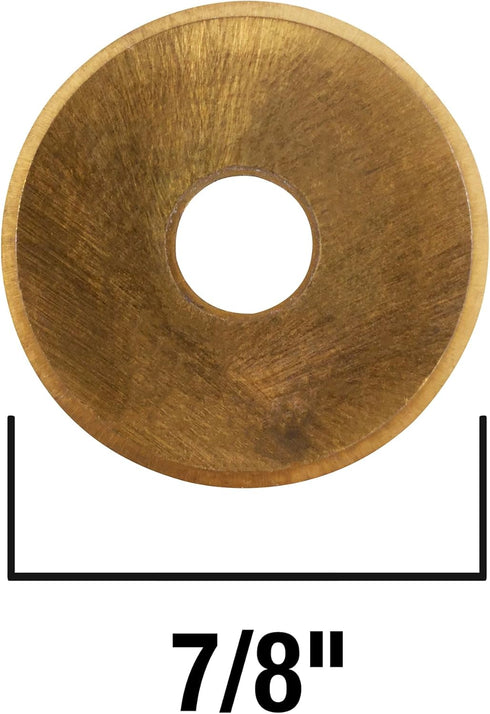 QEP 10117 Tile Cutter Replacement Cutting Wheel, 7/8" Titanium Coated Tungsten-Carbide