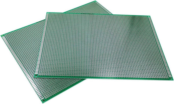 YUNGUI 15 X 20CM PCB Protoboard - 2 Pieces DIY Prototype Board for Soldering and Electronic Projects