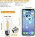 BRIMAX 6 Pack 2W LED Light Bulbs, Plastic LED Filament, 2700K Warm White, E26 Medium Base, Equivalent to 11w/20w/25w,