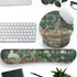 Mechanical Cattle Cute Frog Mouse Pad with Wrist Rest Kawaii Green Decor Pain Relief