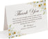 Sympathy Thank You Cards with White Daisies, Funeral Thank You Cards, 5.5x4.25"