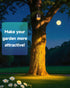 12V GU5.3 MR16 Bulb, 2700K, IP67 Low Voltage Brass Hanging Light Outdoor, Landscape Pendant Tree Light, Replaceable LED