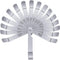 Stainless Steel Feeler Gauge, Dual Marked Metric and Imperial Measuring Tool (0.005/0.127-0.02/0.508 mm, 16 Blades)