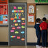 Rainbow Bulletin Board Decorations - 31Pcs Positive Inspirational Signs for Classroom Door and Wall Decor