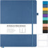 Blank Notebook, Large Hardcover Sketch Book, 8.5" x 11", Unlined Journal for Drawing Art, Navy, A4, Lay Flat