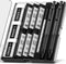 Four Candies 2PCS Metal Mechanical Pencils Set with Case, 0.5mm & 0.7mm Artist Pencil with 360PCS HB Refills