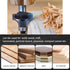 6PCS Set 6 3/8" 1/4 2-in-1 Trimming Roundover Router Bit with Extra Guide Bearings, Shank Carbide Edge Forming Bits
