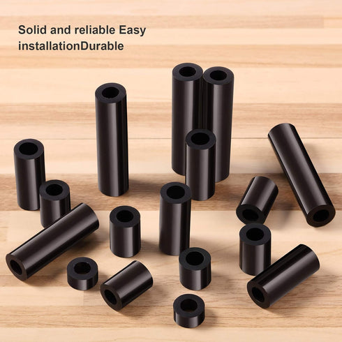 Outus 120 Pcs Electrical Outlet Screws Spacers, Rubber Round Space for Electrical Box Switch and Receptacle