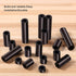 Outus 120 Pcs Electrical Outlet Screws Spacers, Rubber Round Space for Electrical Box Switch and Receptacle