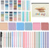 Book Annotation Kit, 2640 Pcs Sticky Tabs, 300 Sticky Notes, Gel Ink Pen, Pencil Case Pouch