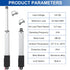 1.2 Inch Stroke Micro Linear Actuator, 12V 42.2lbs/188N Speed 0.2"/sec with Mounting Brackets, for Robotics, Home
