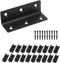 L Bracket, Heavy Duty Corner Brace, 20 Pack 3.2" Metal Shelf Bracket