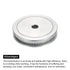 MECCANIXITY 80 Teeth 10mm Bore Timing Pulley, Aluminium Synchronous Wheel Silver with M5 Screw for 3D Printer Belt, CNC