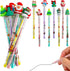 DIYASY 24 Pieces Christmas Stackable Pencils, Holiday Mechanical Pencil Bulk for Kids Party Supplies