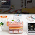 Paper Letter Tray Organizer with 4-Tier Desk Accessories, Workspace Organizers with Drawer & 2 Pen Holders