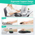 Gimars Upgrade Ergonomic Ultra-Soft Foam Keyboard Mouse Pad Wrist Rest Set for Pain Relief