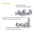 binifiMux Assortment Kit for 3D Printer, Machine, Stainless Steel 304, #6-32 Pan Head Phillips Screws, Nuts, Washers,