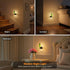 2 Pack Dimmable JandCase Night Lights Plug into Wall, Agate Night Light, Night Light Aesthetic Crystal, Dusk to Dawn
