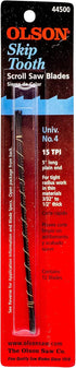 OLSON SAW FR44500 Skip Tooth Scroll Saw Blade 5-Inch x 0.015-Inch 15 TPI