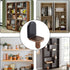 Biaungdo 30 1/4 Inch Pcs Shelf Support Pegs, L-Shaped Clips with Rubber Sleeve, Cabinet Shelf Pegs for Bookshelves