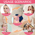 LuxoCare 3 Pack Intimate Washcloths Towels Soft Microfiber, Intimate Wash Pads for Feminine Hygiene, Postpartum Care