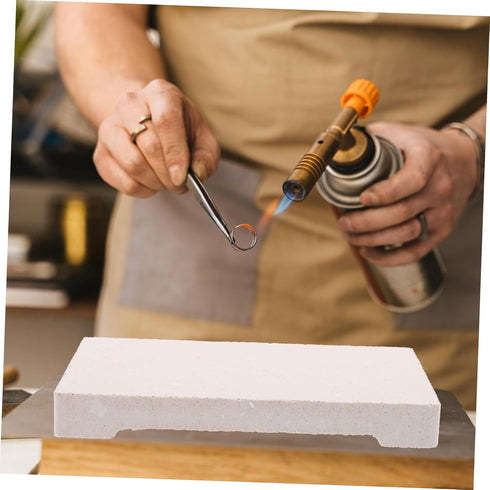EXCEART Refractory Brick Honeycomb Jewelry Gold Welding Plate, Ceramics Plaster