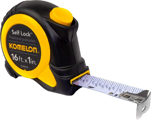 Komelon SL29116 Self Lock Speed Mark, 16-Foot Power Tape