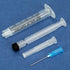 24 Pack Disposable 2.5 ml Syringes with Needle 23G 1”, Sterile Luer Lock Syringe Individually Packaged for Labs, Liquid