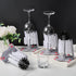 LemonRoad 4 Pack (7.48'') Cup Washer Double Bristle Brush with Suction Base Glass Cleaner for Kitchen Bar Sink Wine