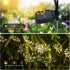 2 Pack 2 120LED, Solar Garden Lights Twinkling Solar Firework Lights with Modes Solar-Powered Light for Outside Yard