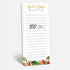 Hebayy 100 Sheets Grocery List Notepad, Magnetic Food&Shit Funny Shopping List for Refrigerator (3" x 8")