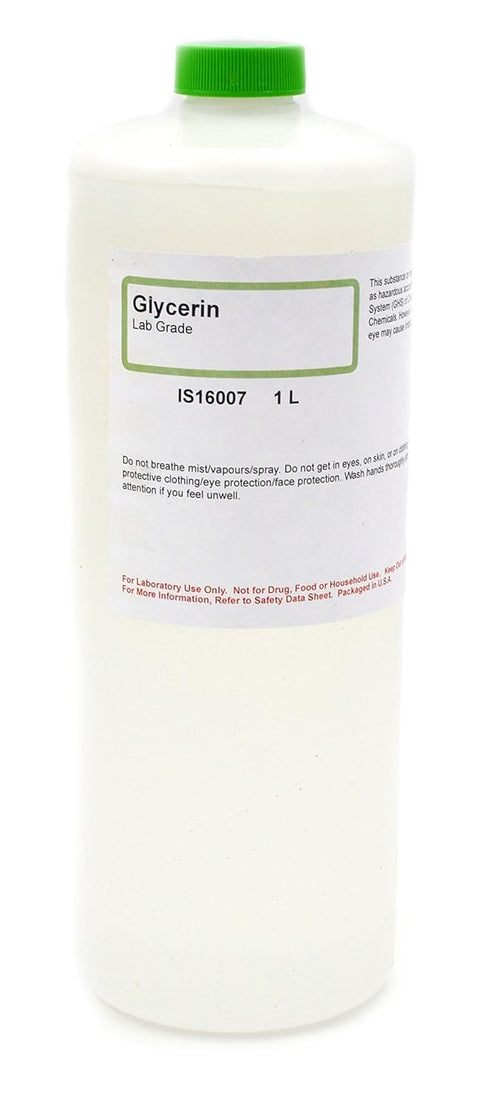 ALDON Innovating Science Pure Glycerin, 1L – Laboratory Grade for Organic Chemistry & Biochemistry Experiments