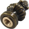 Biaungdo Antique Bronze Lamp Finial Cap Knob with Dual-Thread Screw, Lamp Shade Screw